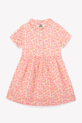 Dress - Clem Pink Double cotton gauze Printe