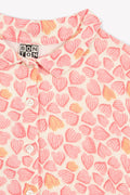 Dress - Clem Pink Double cotton gauze Printe