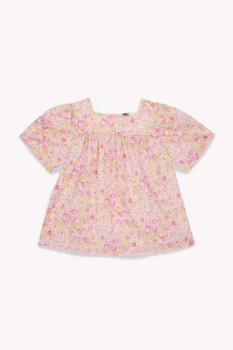 Top - Elisha fleurs voile de coton imprimé - Image principale