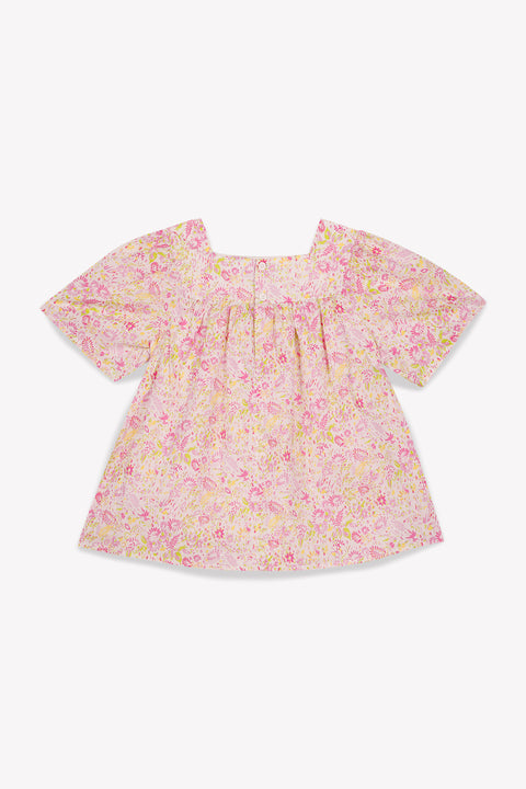 Top - Elisha fleurs voile de coton imprimé - Image principale