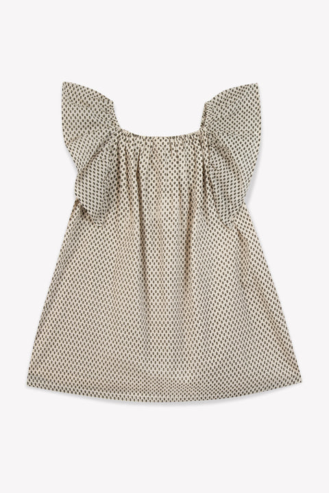 Robe - Reve fleur voile de coton imprimé micro fleur - Image principale