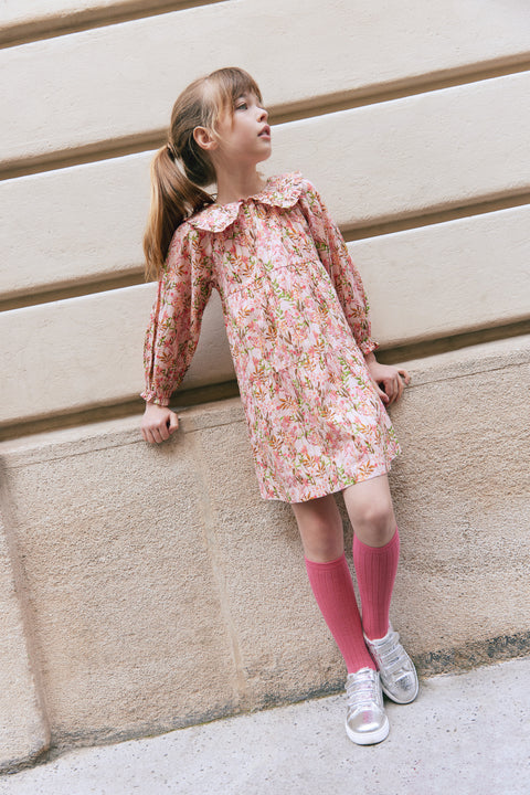 Robe - Jolie imprimé fleuri 100% coton - Image principale