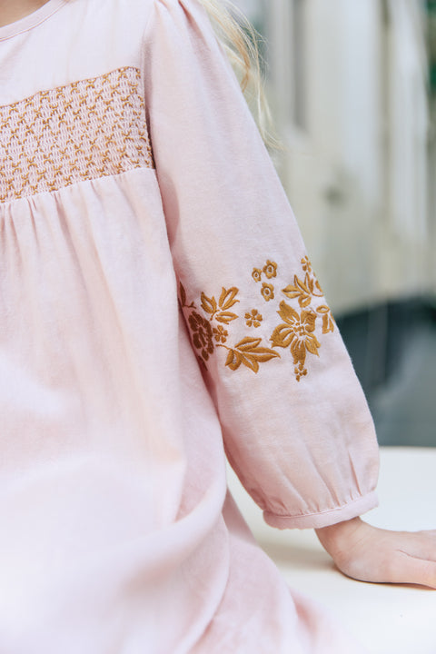 Robe - Françoise rose clair - Image principale