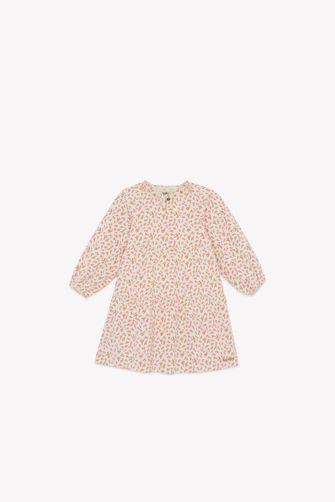 Robe - Jeli imprimé fleuri rose - Image principale