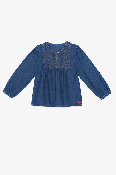 Blouse - Chambray bleu matelassé - Image principale