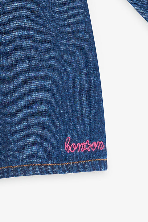 Blouse - Chambray bleu matelassé - Image principale