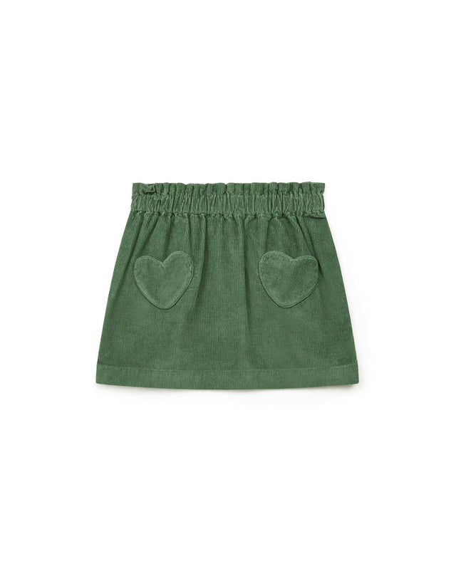 Skirt - Green Douchka Print rod - Image principale