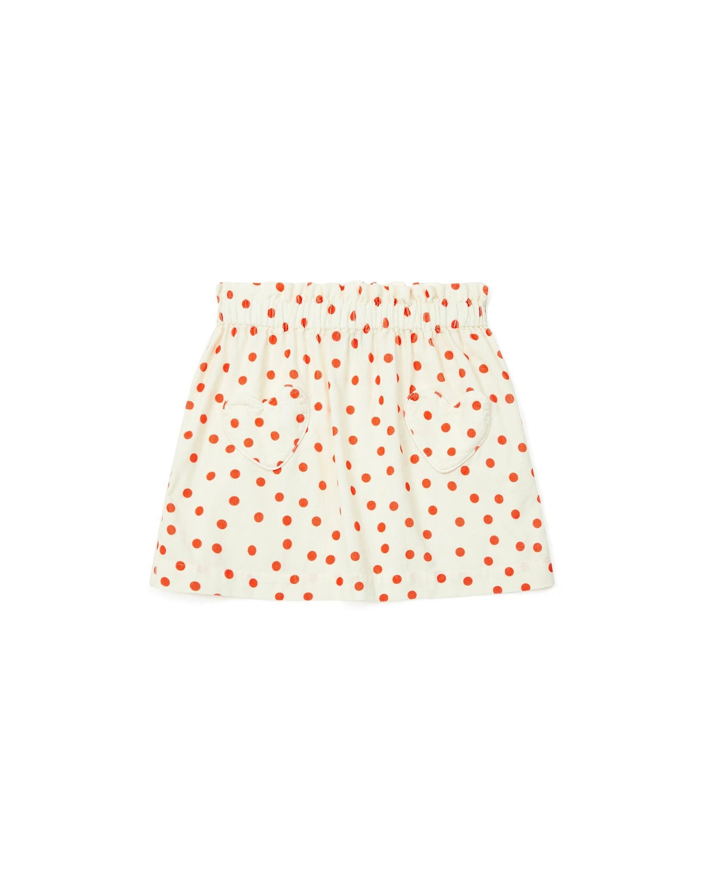 Skirt - Douchka Beige mini Velvet Print pea
