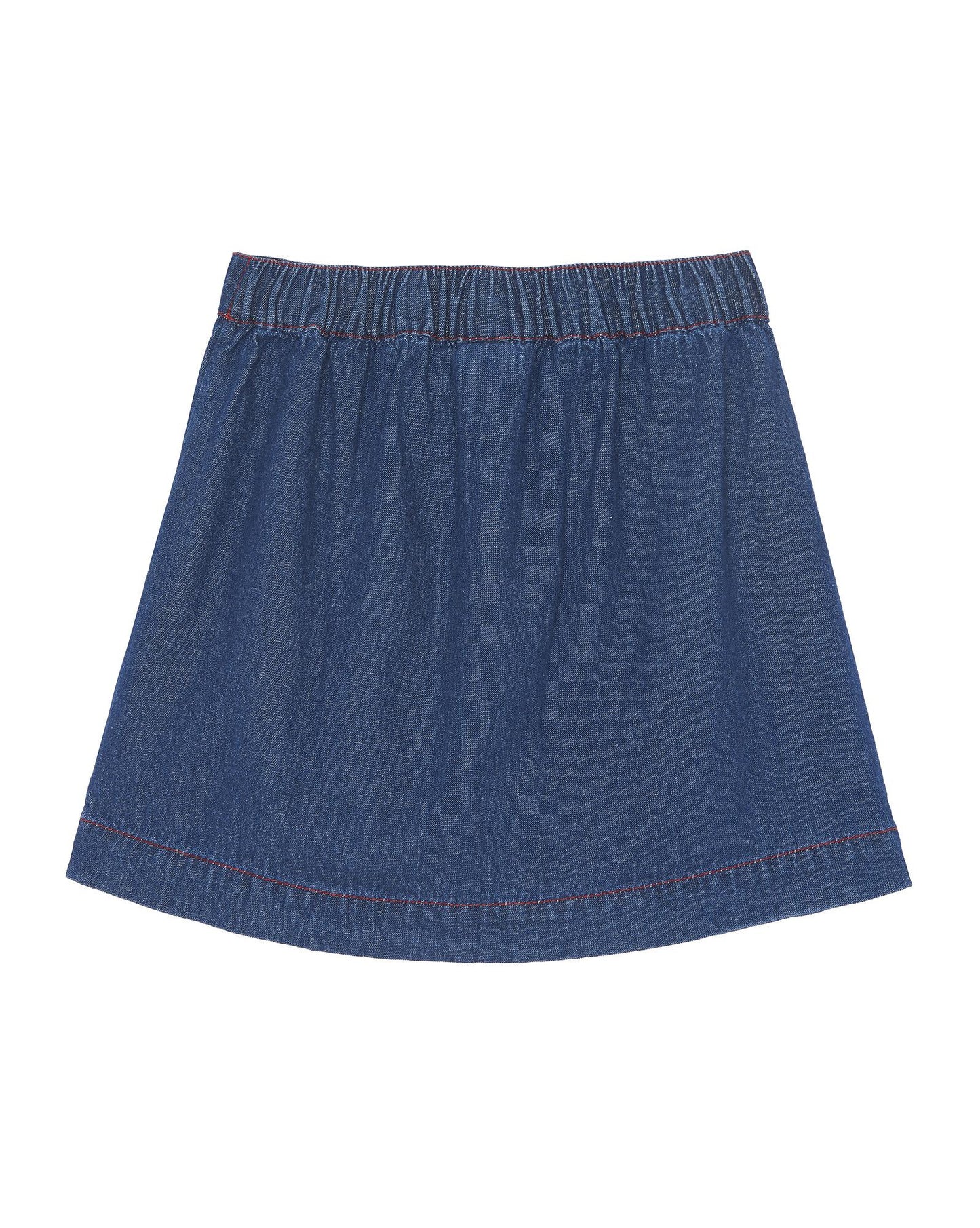 Skirt - Blue deltie in crude denim