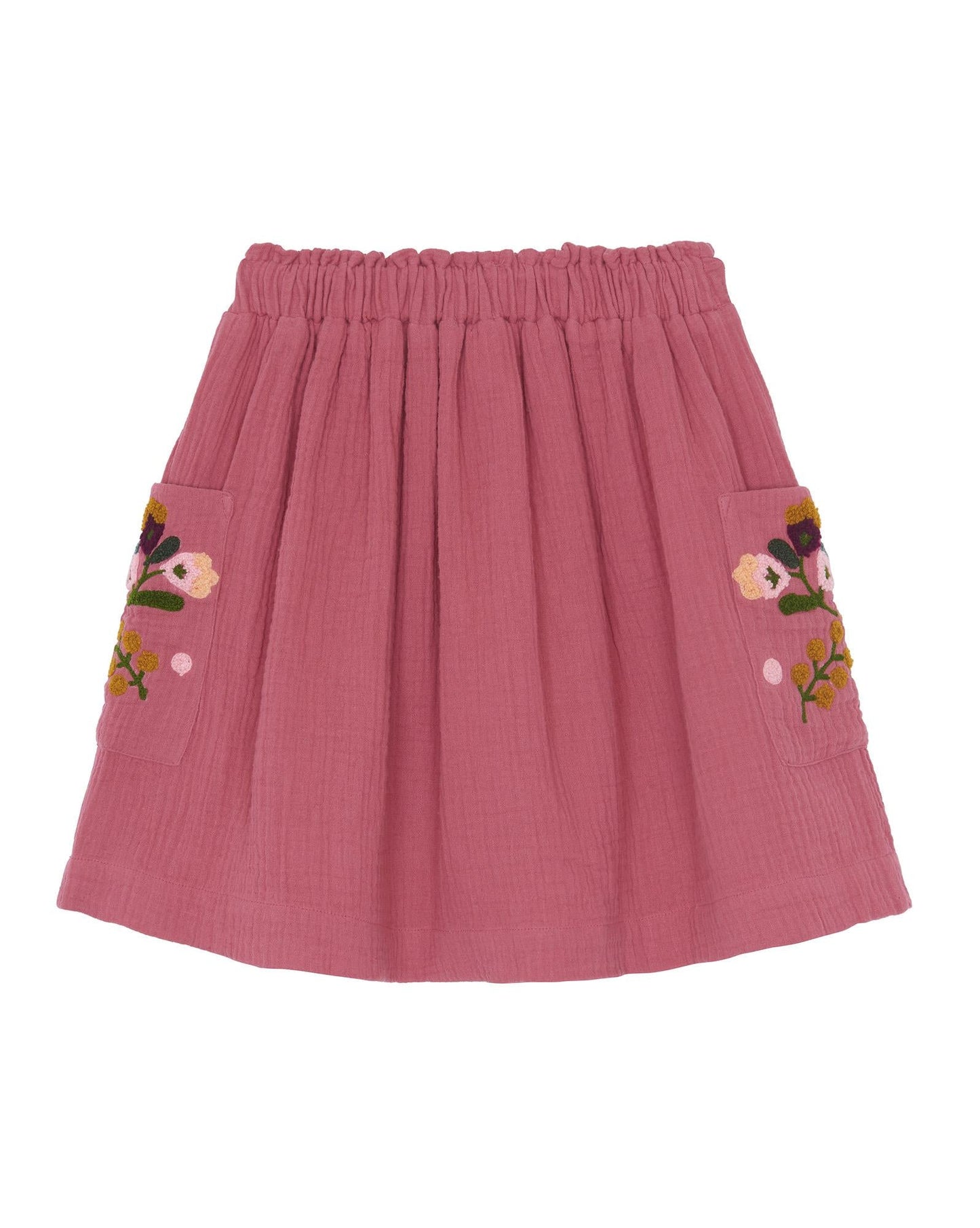 Skirt - hive Pink in double cotton gauze