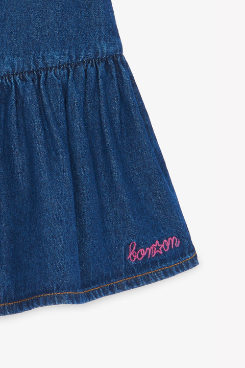 Jupe - Denon chambray bleu - Image principale