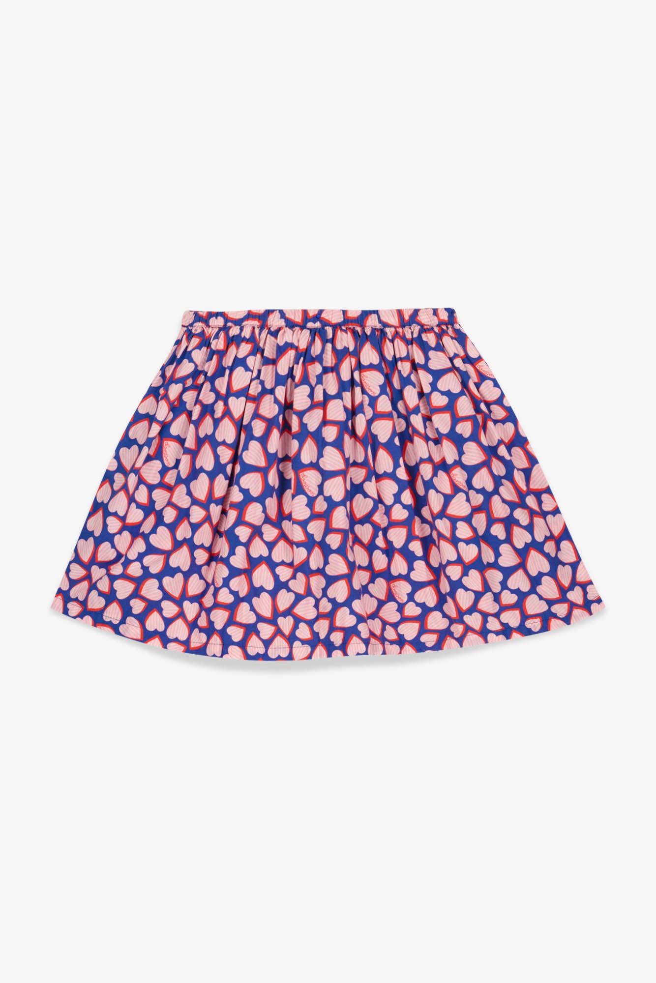 Skirt - blue raspberry Poplin cotton Printe