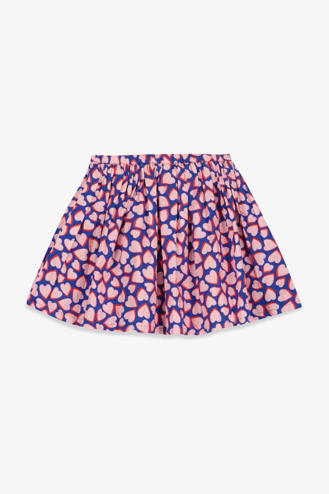 Skirt - blue raspberry Poplin cotton Printe