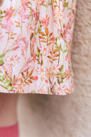 Jupe - Framboise imprimé fleur edelweiss