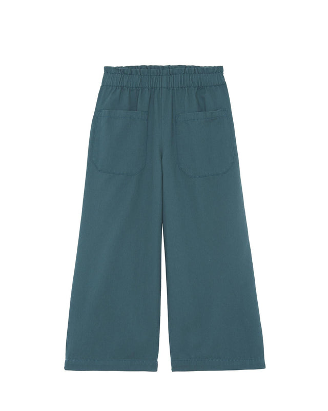 Pantalon - Eve vert en twill gratté - Image alternative