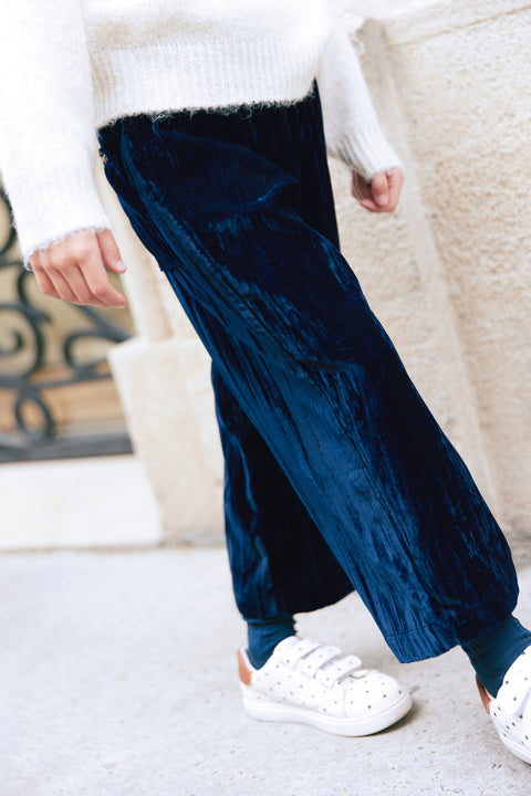 Pantalon - Chacha navy bonton - Image principale