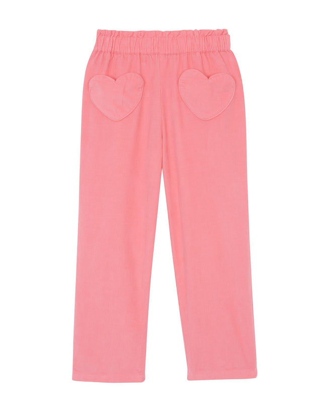 Trousers - Duck Pink in Velvet - Image principale