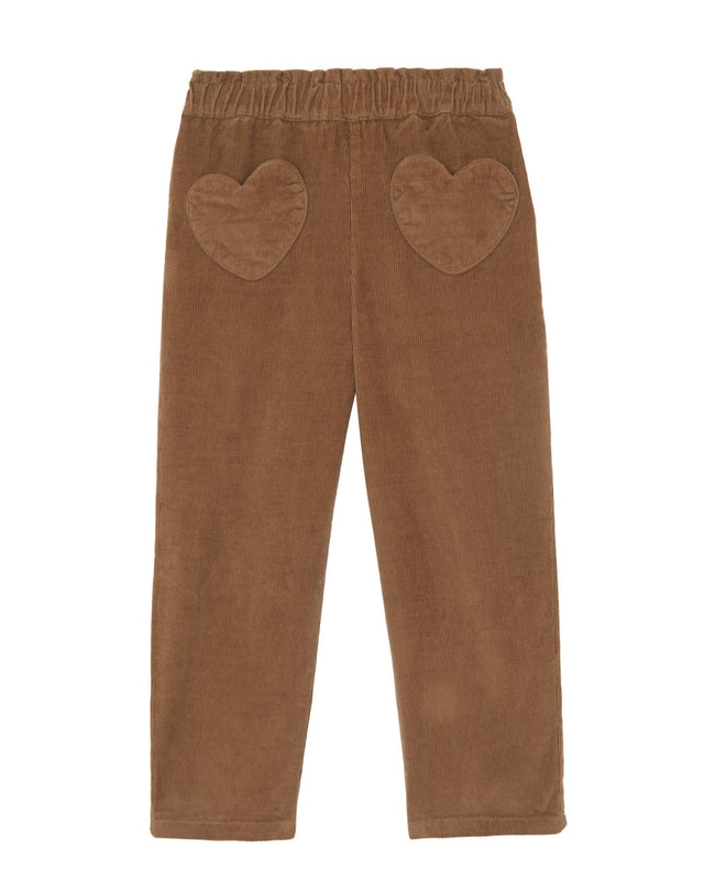 Pantalon - Duck marron en velours côtelé - Image principale