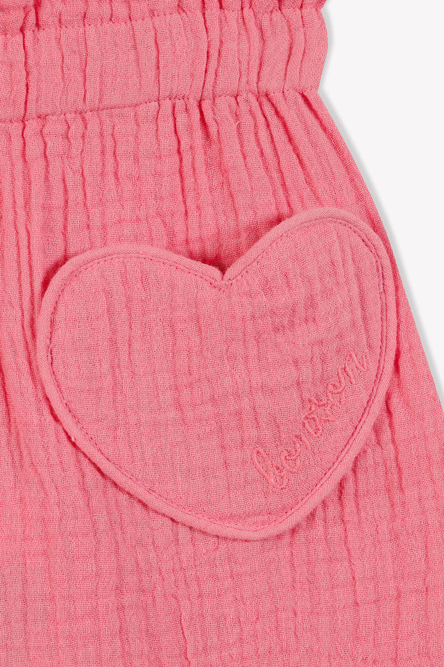 Trousers - Duck Pink Organic cotton gauze - Image alternative