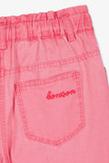 Trousers - Domino Pink Cotton and linen canvas