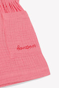 Short - Clovis Pink Organic cotton gauze