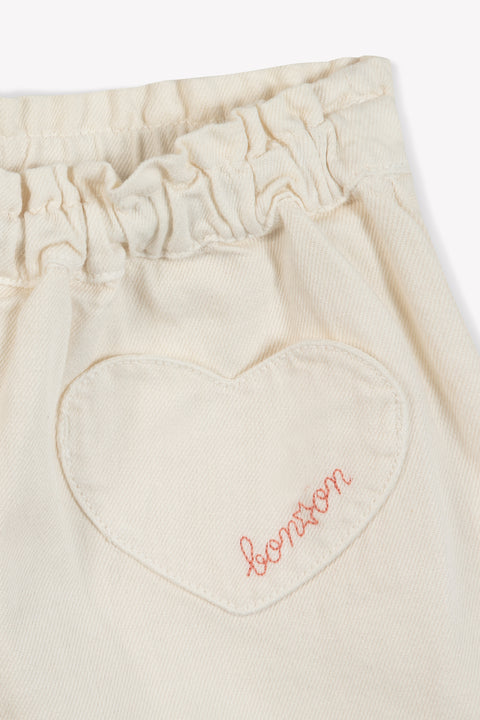 Short - Geek écru twill de coton - Image principale