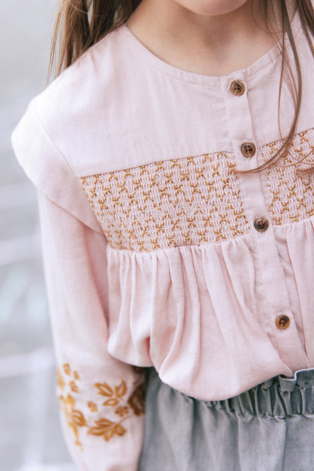 Blouse - Fidji rose clair - Image principale