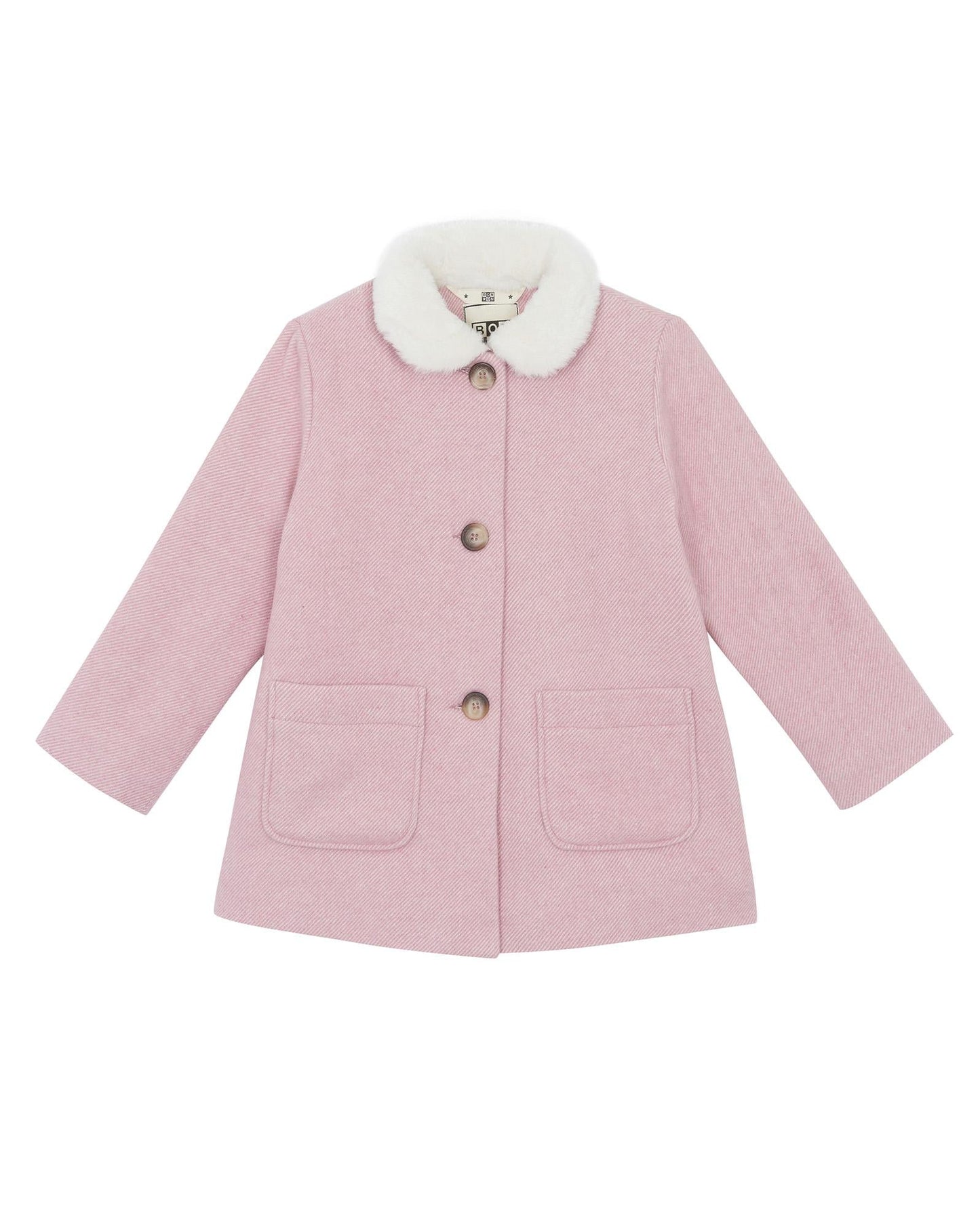 Coat - Suzanne Pink striped