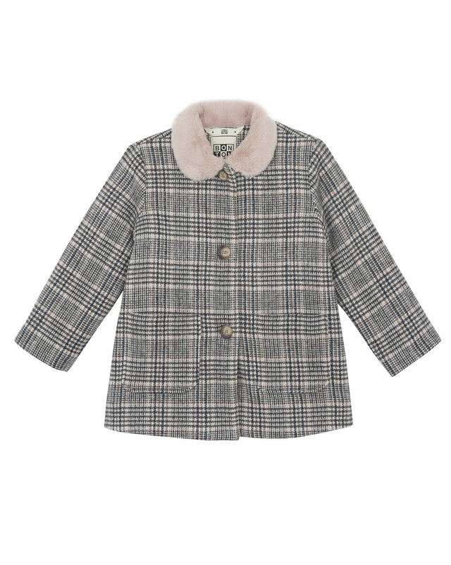 Coat - Suzanne Pink woolen - Image alternative