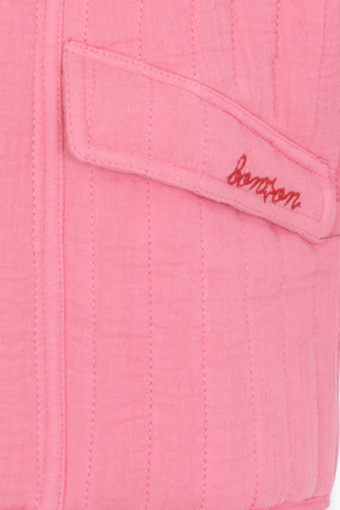 Veste - Ico rose double gaze organique - Image principale