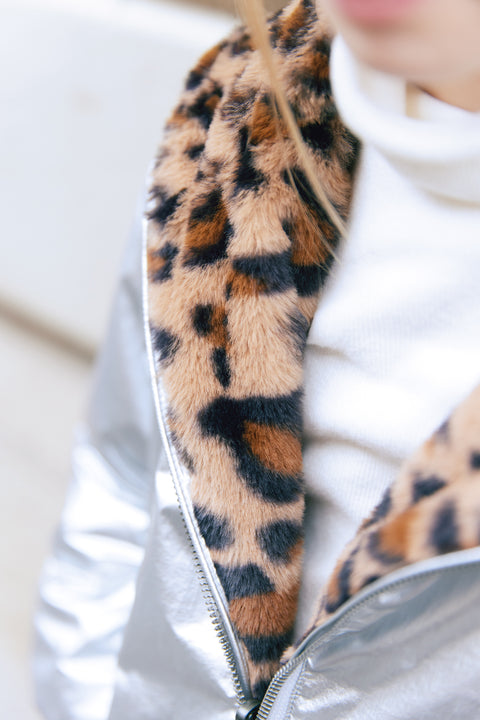 Jacket - Forever Water-repellent Money and leopard - Image principale