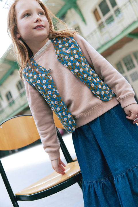 Jupe - Denon chambray bleu - Image principale