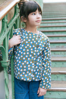 Veste - Milan foulfleur bleu