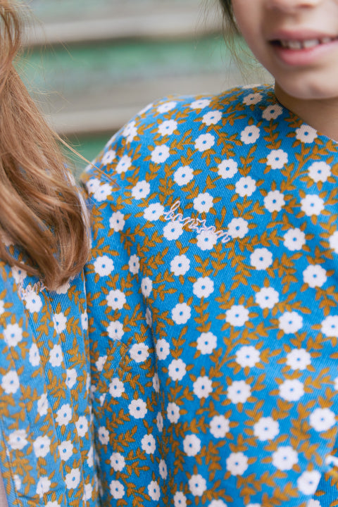 Veste - Milan foulfleur bleu - Image principale