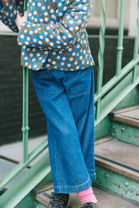 Veste - Milan foulfleur bleu - Image principale