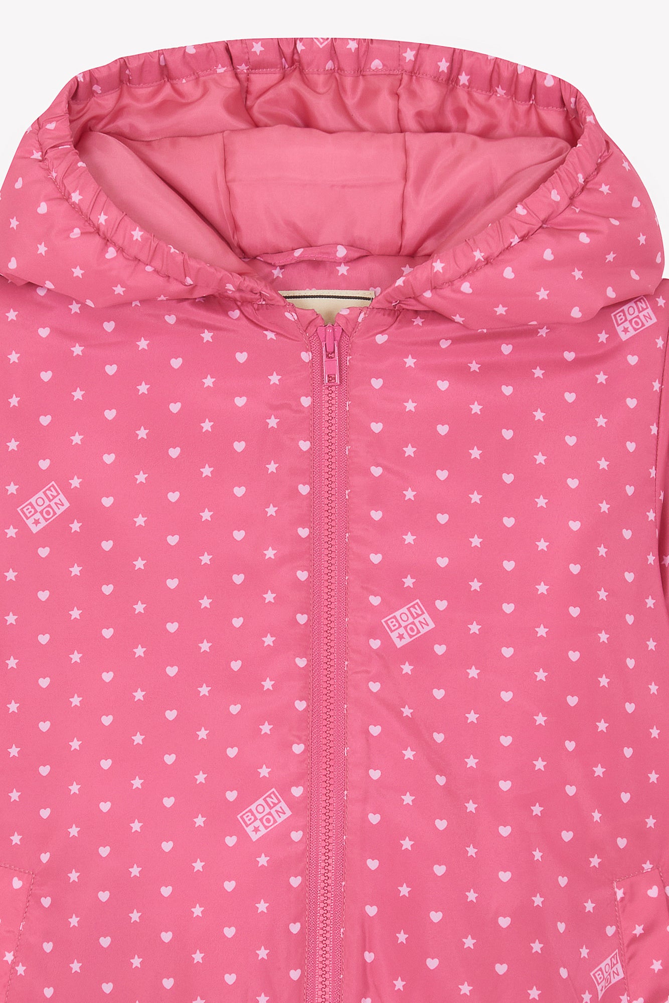 Veste - Flotte rose imprimé étoiles