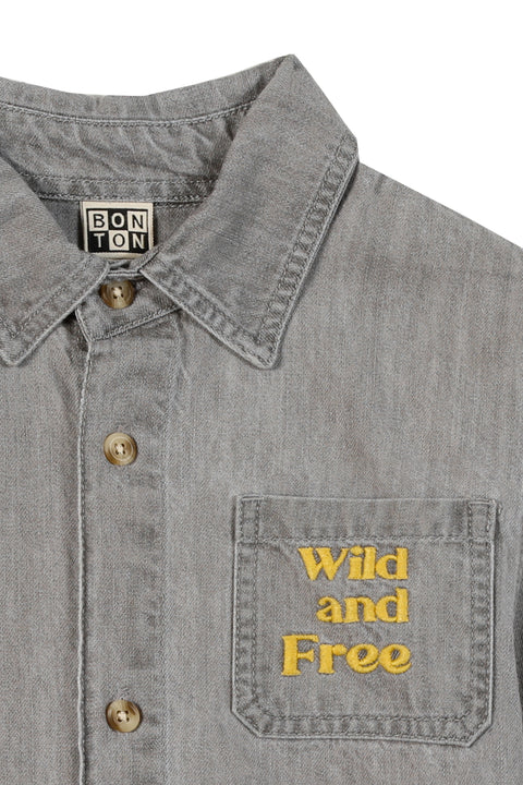 Chemise - Paname chambray gris - Image principale