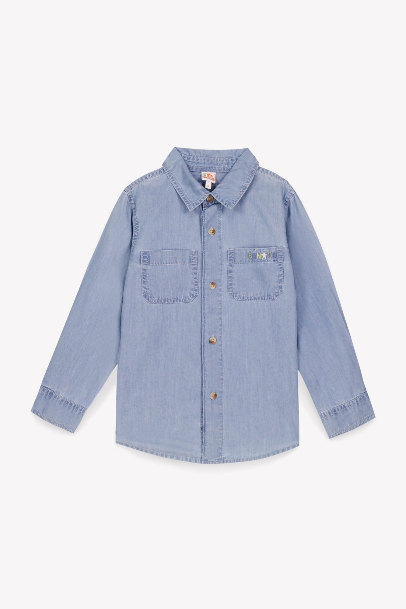 Chemise - Paname bleue chambray coton