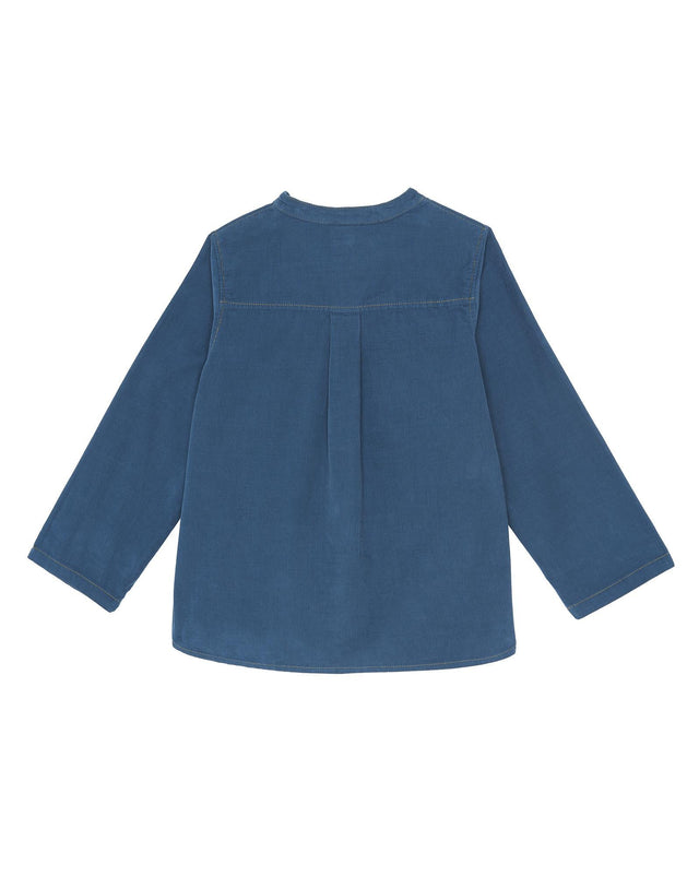 Shirt - Eloi Bleue in Velvet - Image alternative