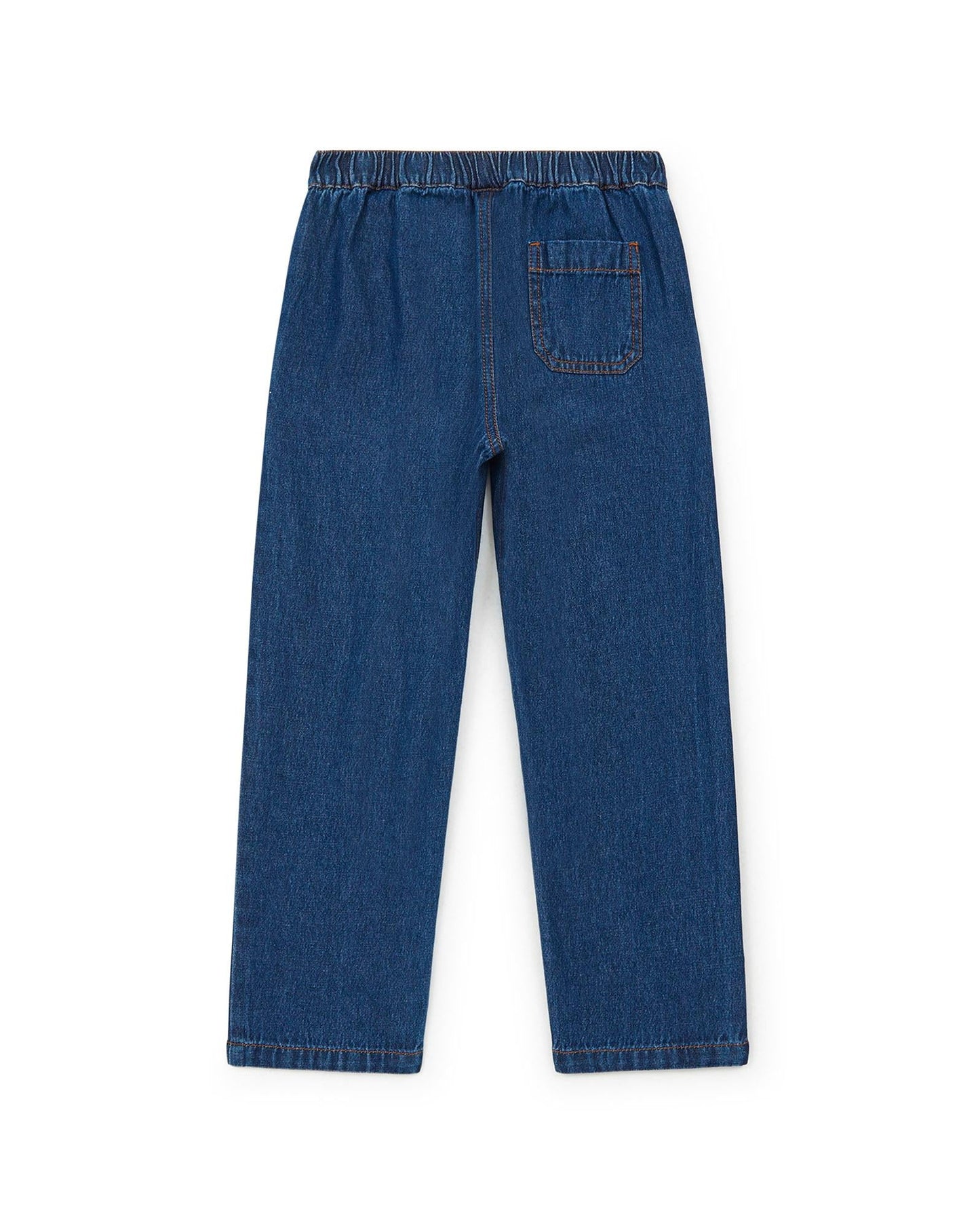 Pantalon - Batcha bleu en denim brut