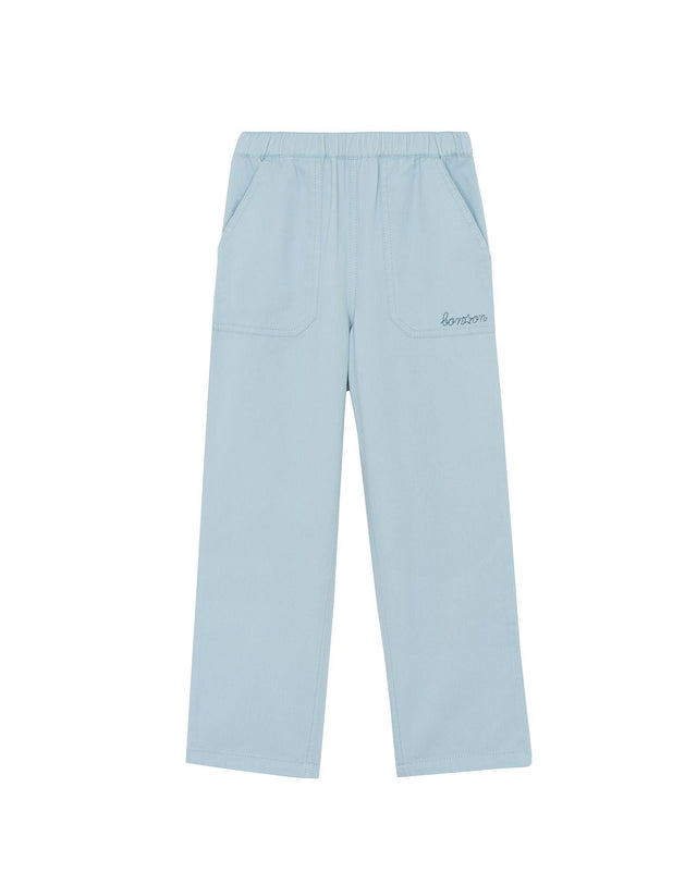 Trousers - Batcha Blue in 100% cotton - Image principale