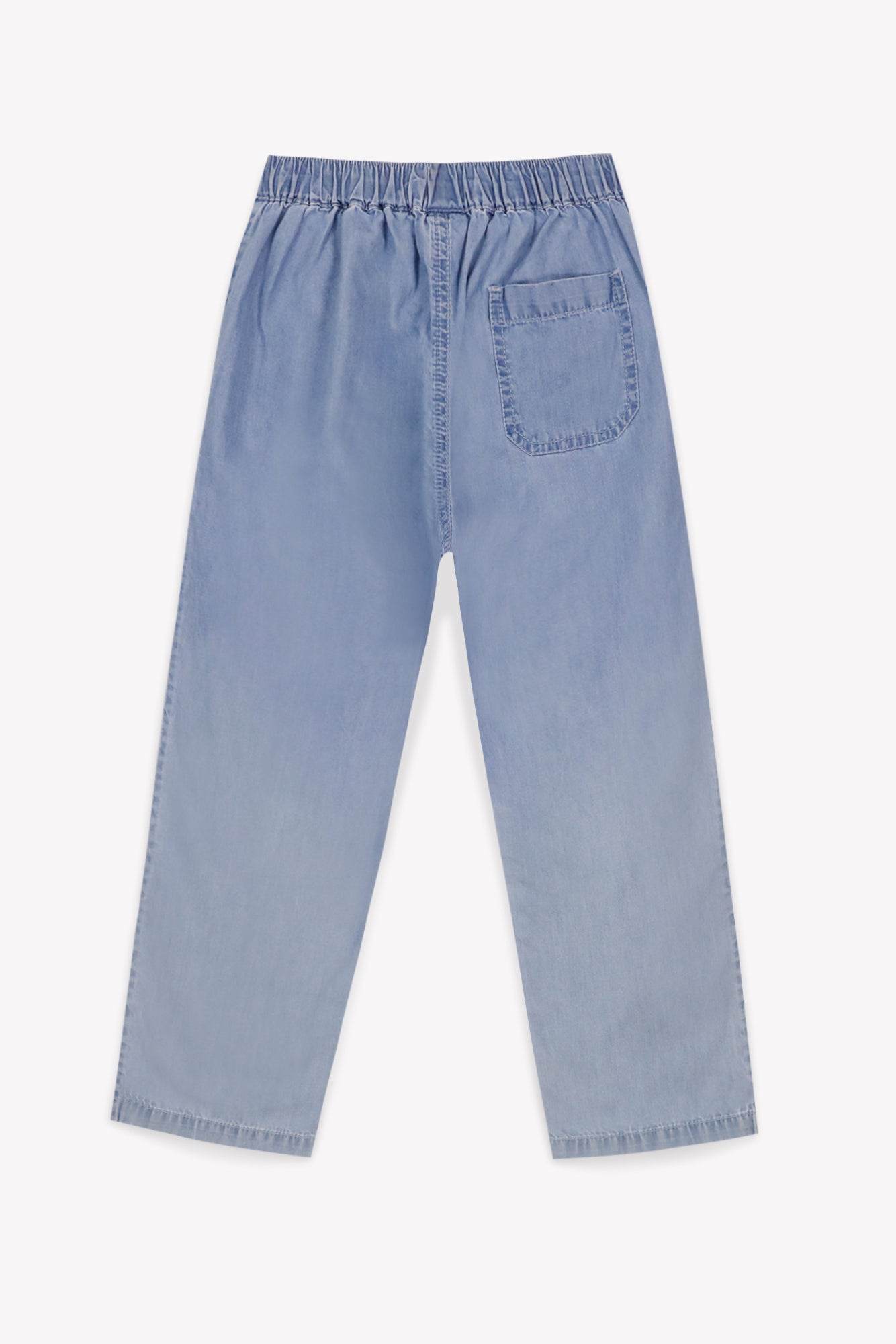 Pantalon - Batcha bleu chambray coton