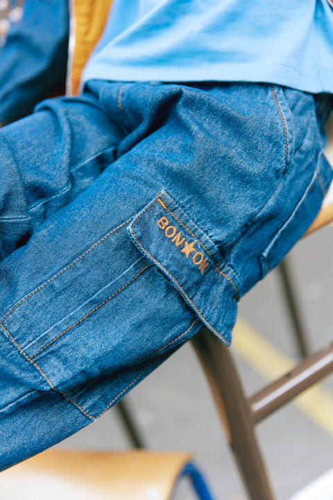 Pantalon - Fraggle chambray bleu - Image principale