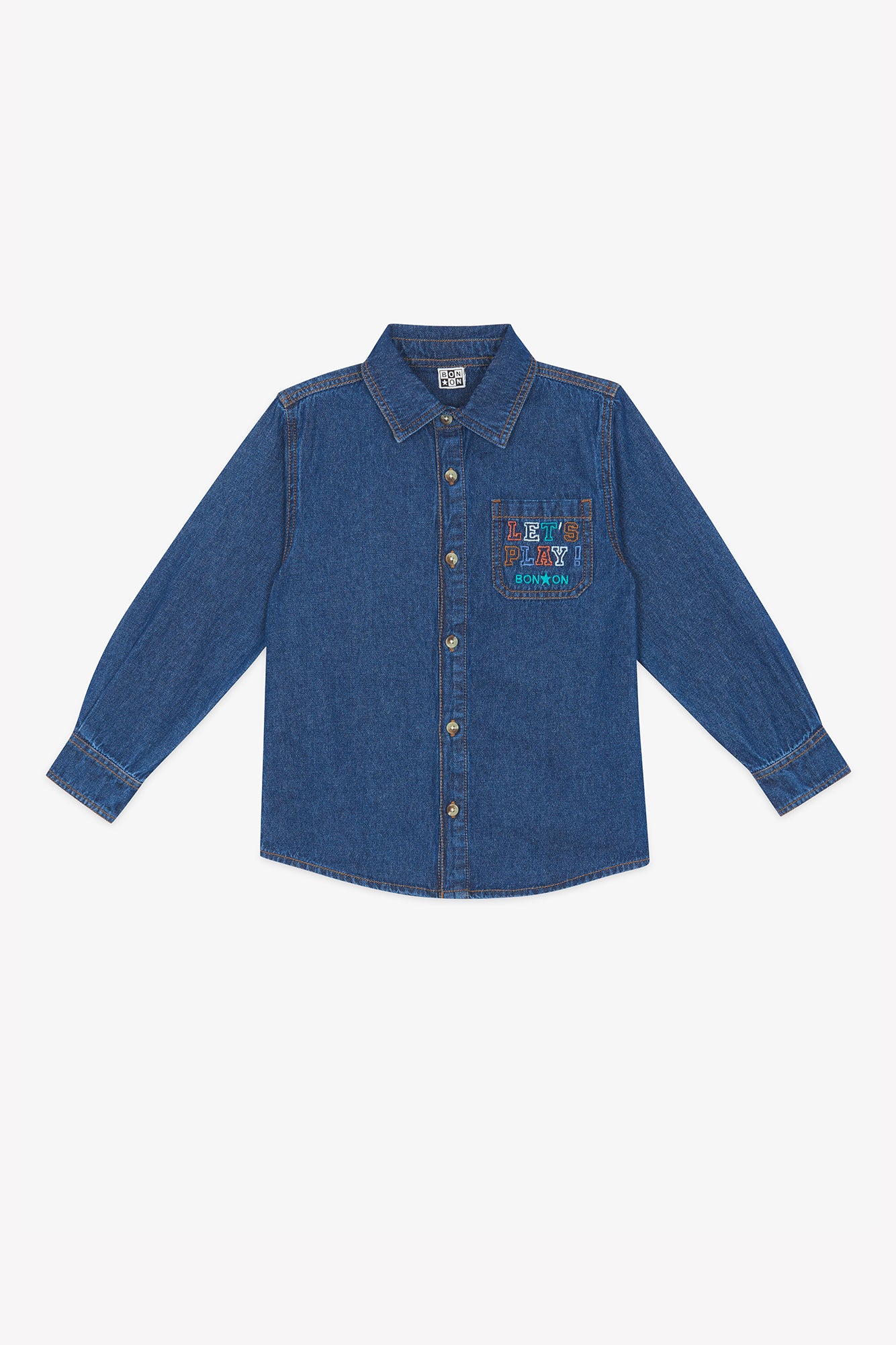 Chemise - Chambray bleu