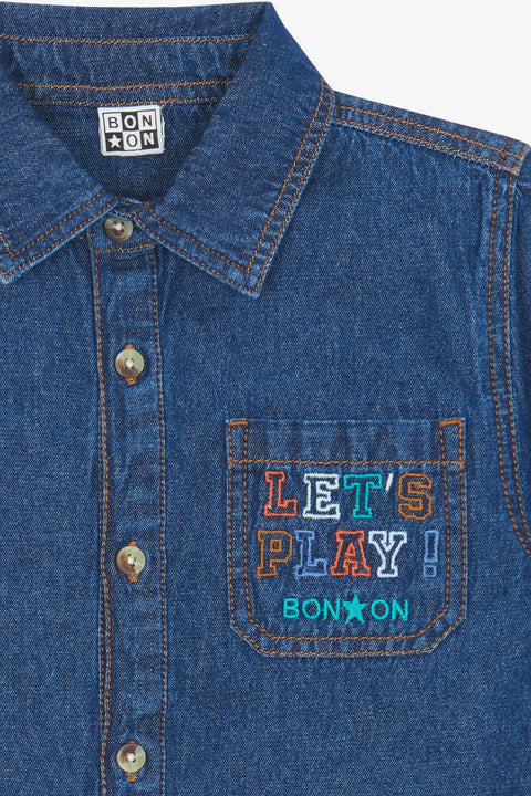 Chemise - Chambray bleu - Image principale