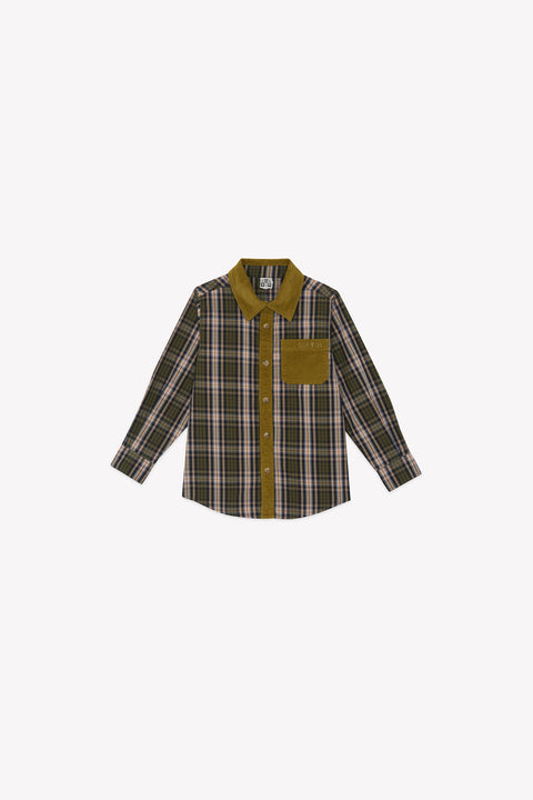 Chemise - Carreaux Kaki - Image principale