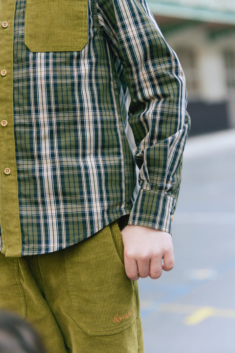 Chemise - Carreaux Kaki - Image principale