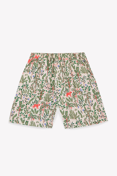 Short - Rambo savane double gaze de coton imprimée - Image principale