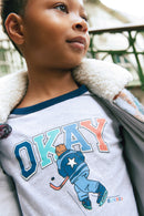 T-shirt - Taxo gris chiné