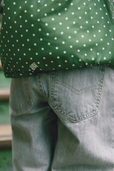 Pantalon - Daddy chambray gris - Image principale